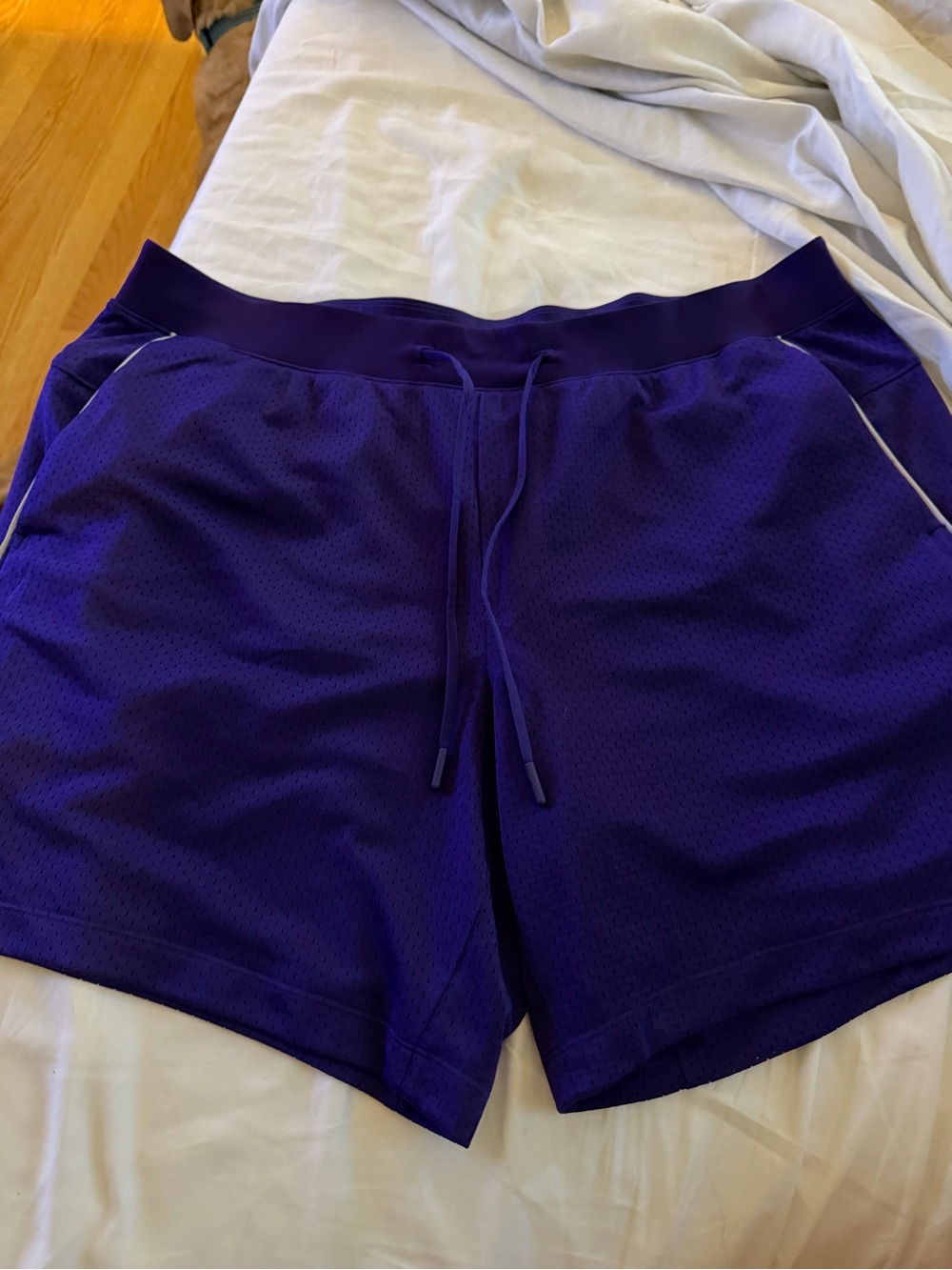 Lululemon Men’s XXL Purple Mesh Gym Training Athletic Shorts